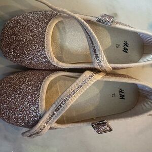 Girl toddler dress up glitter shoes new 8.5